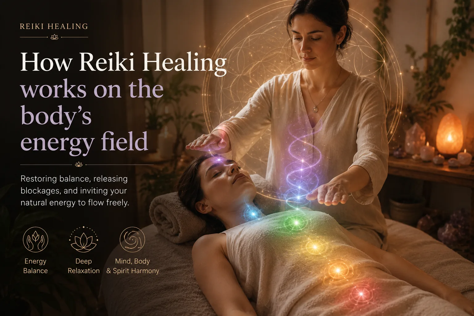 How Reiki Healing works on the body's energy field